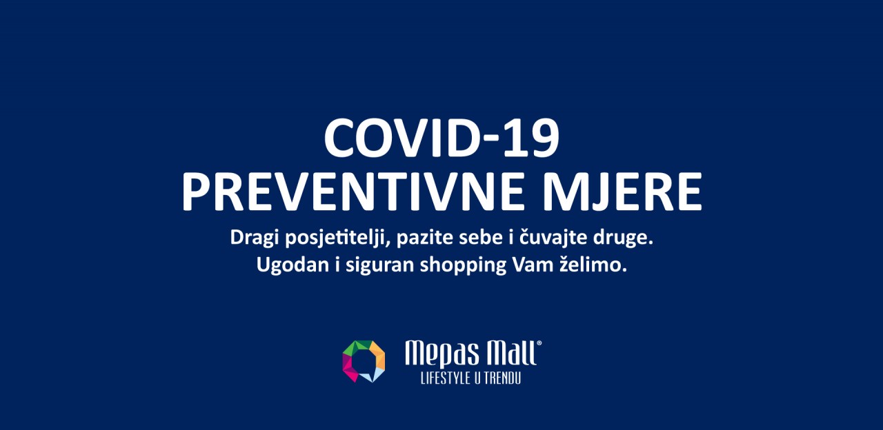 Mepas Mall Covid-19 preventivne mjere