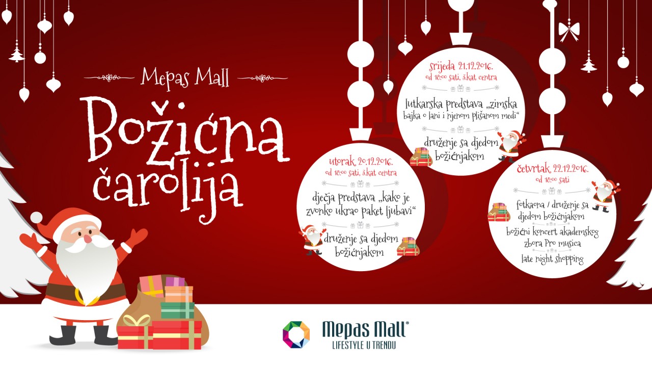 Mepas Mall Božićna čarolija