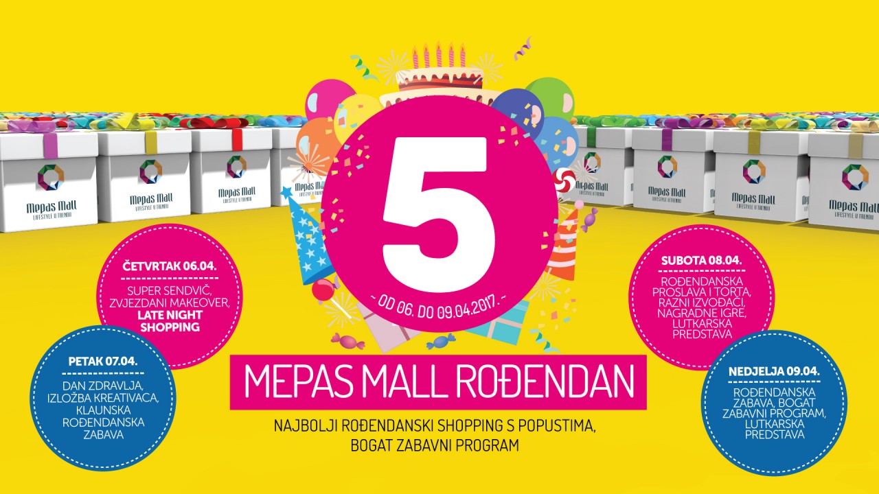 Mepas Mall slavi peti rođendan