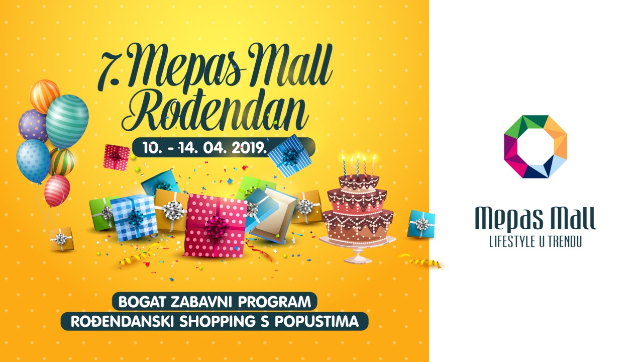 ROĐENDANSKI POPUSTI U MEPAS MALLU!