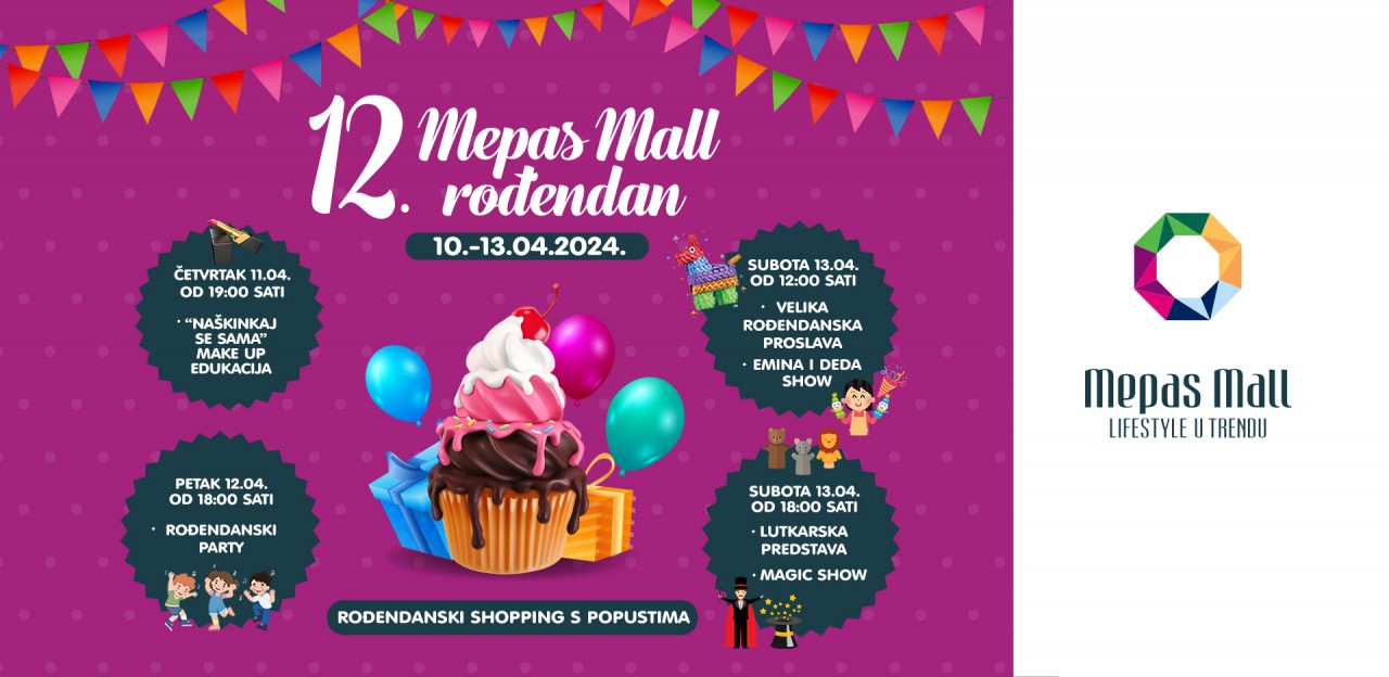 Mepas Mall slavi 12. rođendan