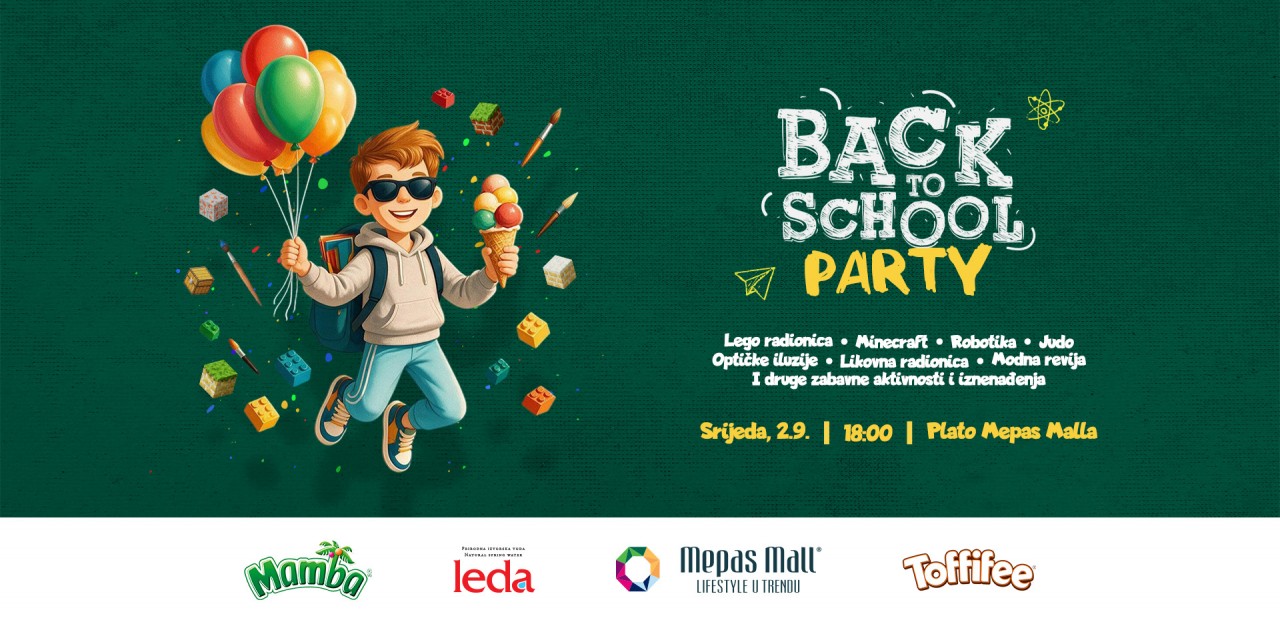 Back to School Party u Mepas Mallu!