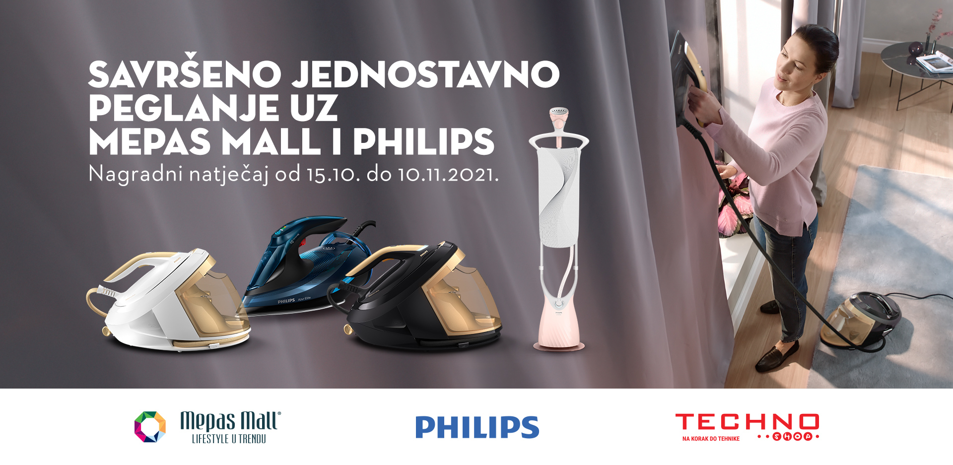 Savršeno jednostavno peglanje uz Mepas Mall i Philips 