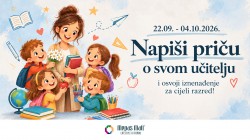 Napiši priču o svom učitelju i osvoji iznenađenje za cijeli razred