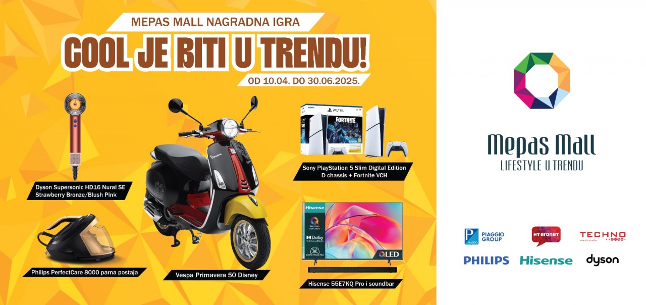 Mepas Mall nagradna igra „Cool je biti u trendu!“